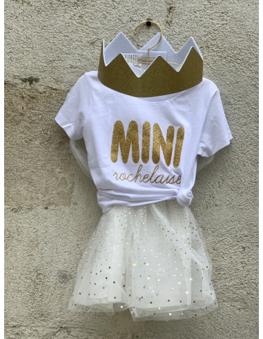 T-shirt *Mini rochelaise  * blanc +...