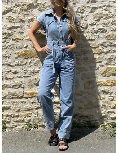 Combi-pantalon  * Mari  * - bleu jean...