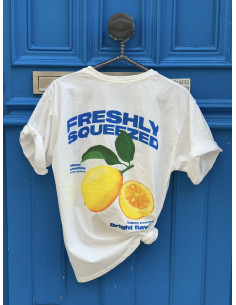 T-shirt " citrons "- blanc