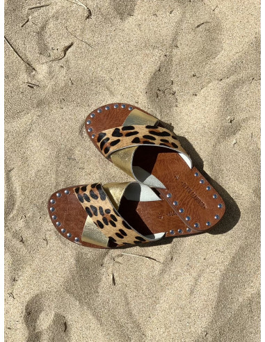 Sandales * L’authentique * - léopard...