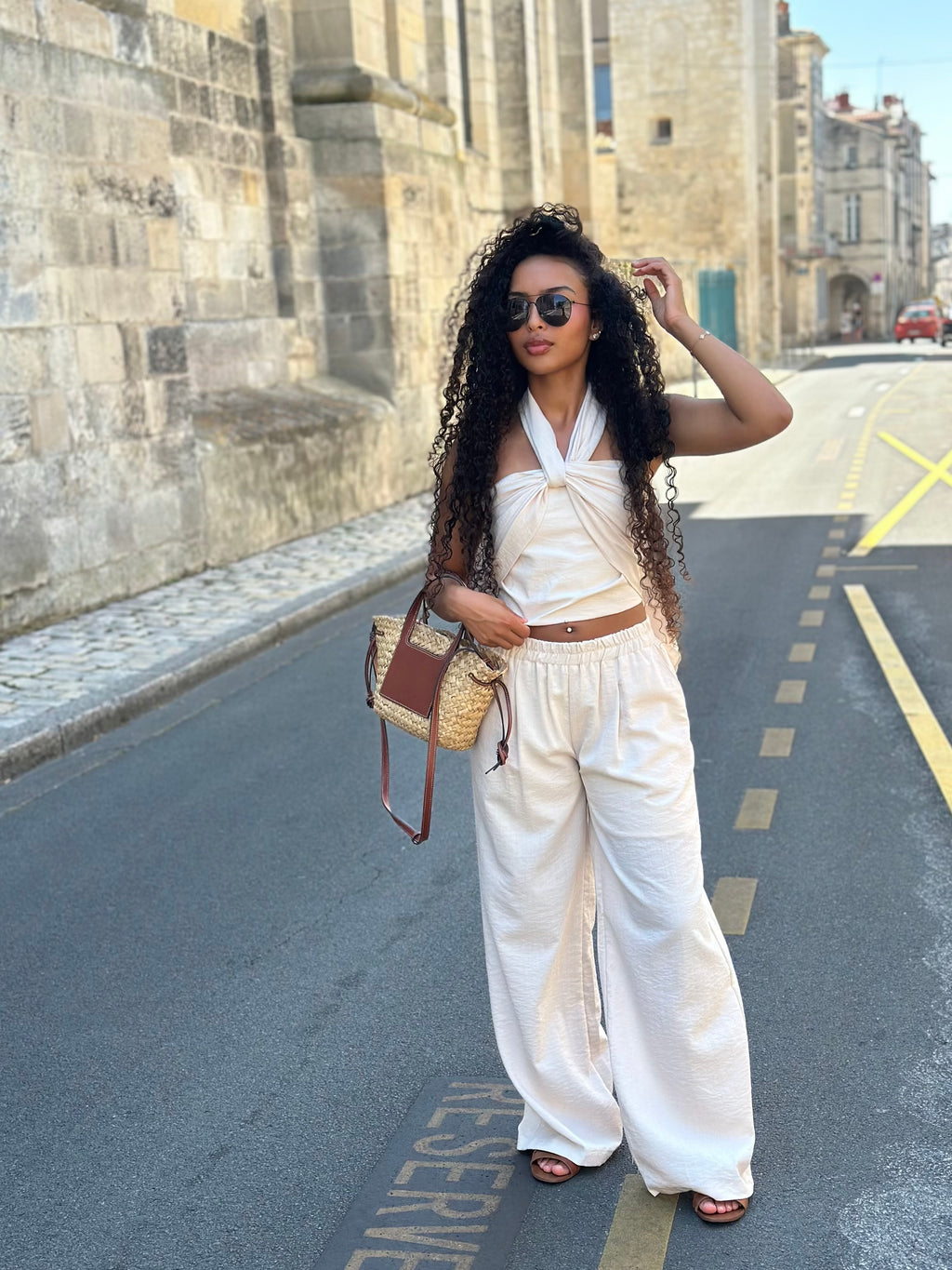 Ensemble bustier + pantalon * Bianca *
