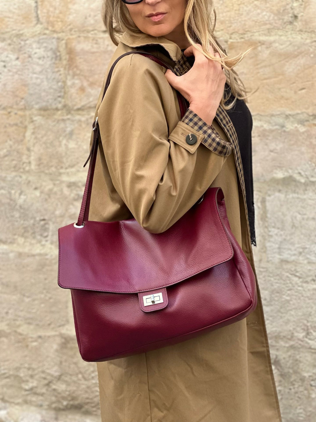 Sac maxi en cuir MILANO