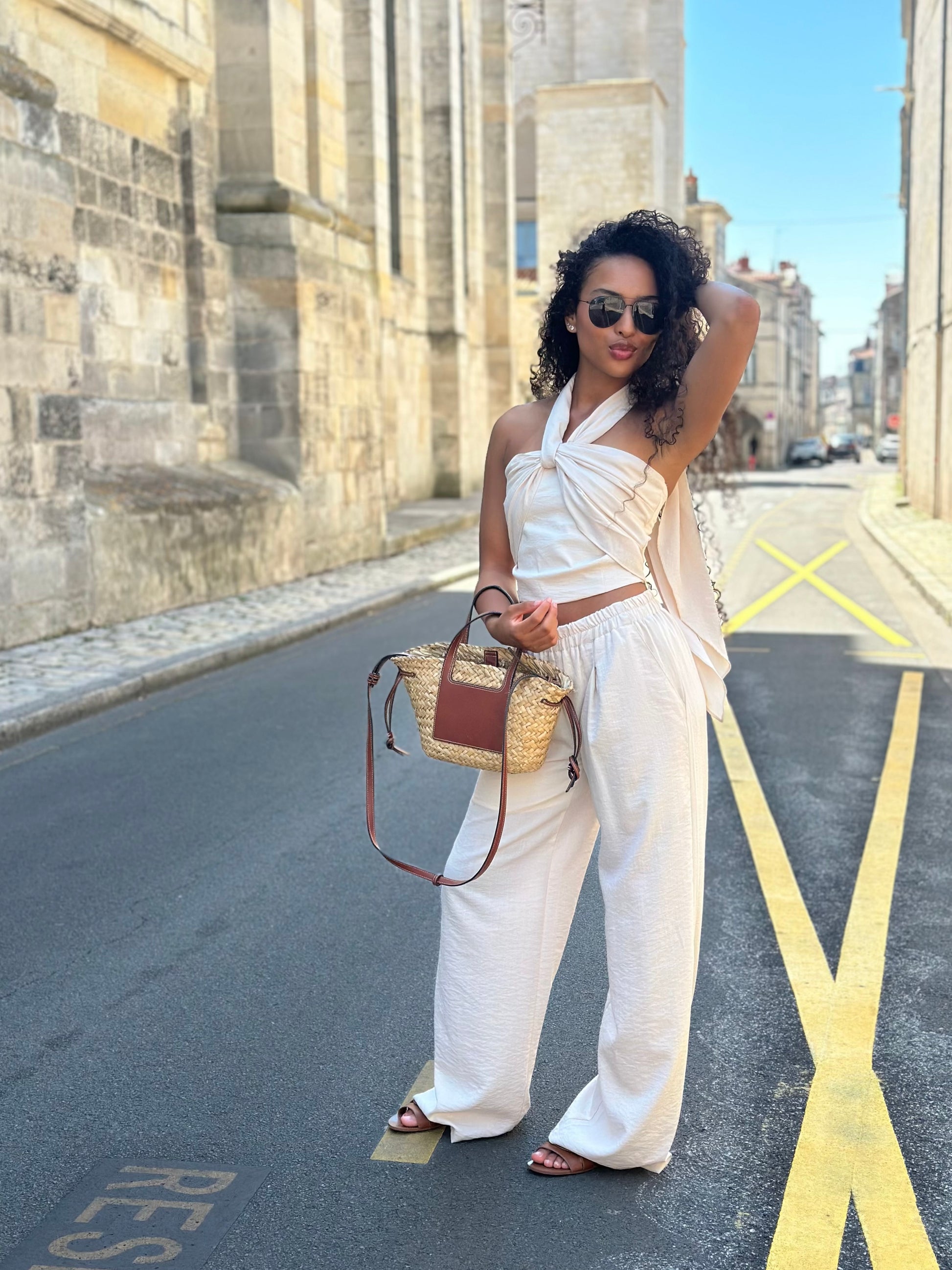 Ensemble bustier + pantalon * Bianca *