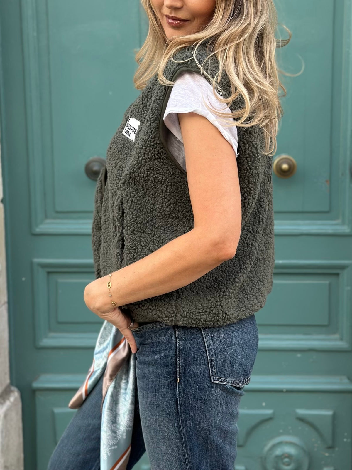 Veste douce sans manches CLEO