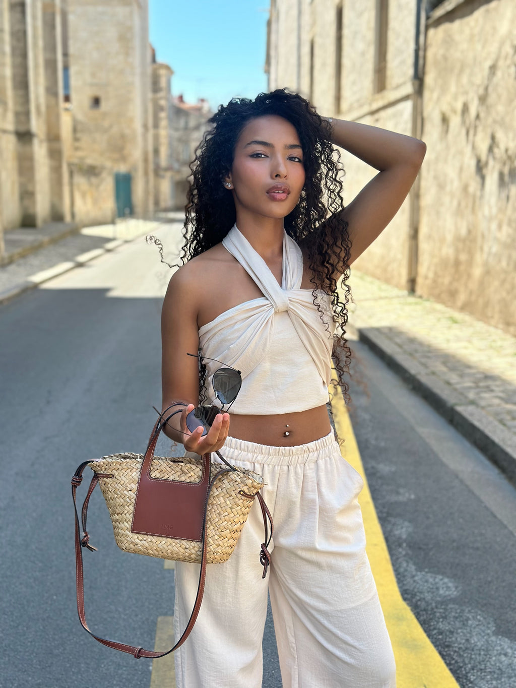 Ensemble bustier + pantalon * Bianca *
