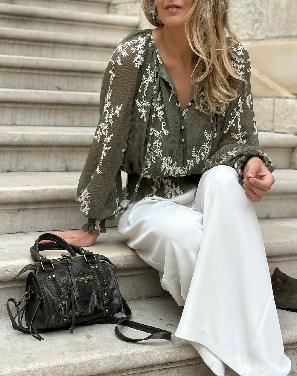 Blouse brodée * Abba*
