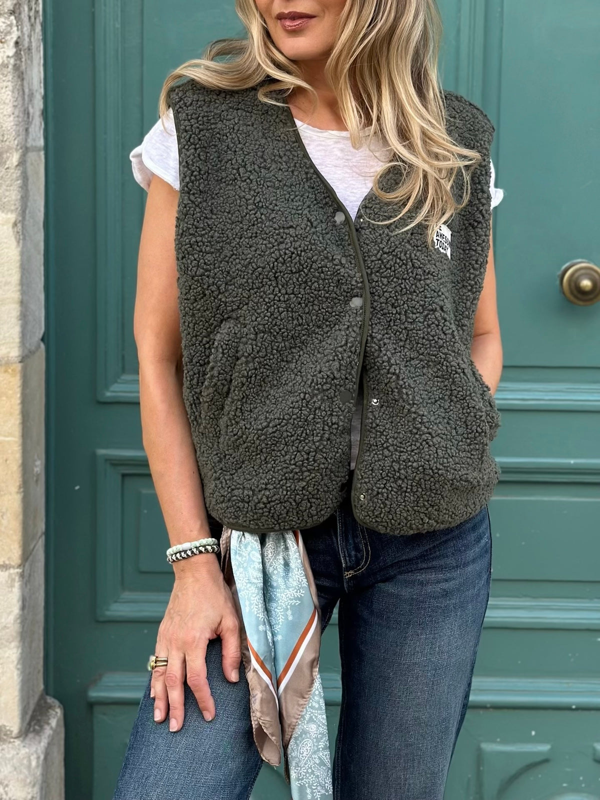 Veste douce sans manches CLEO