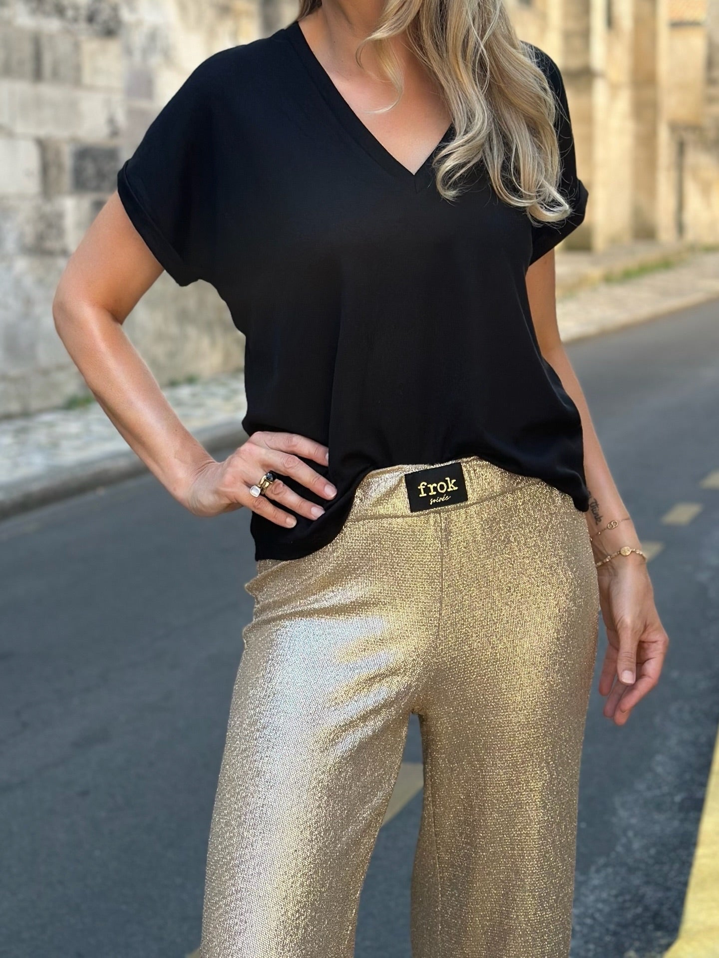 Pantalon souple paillettes * Ibiza * 🌴✨