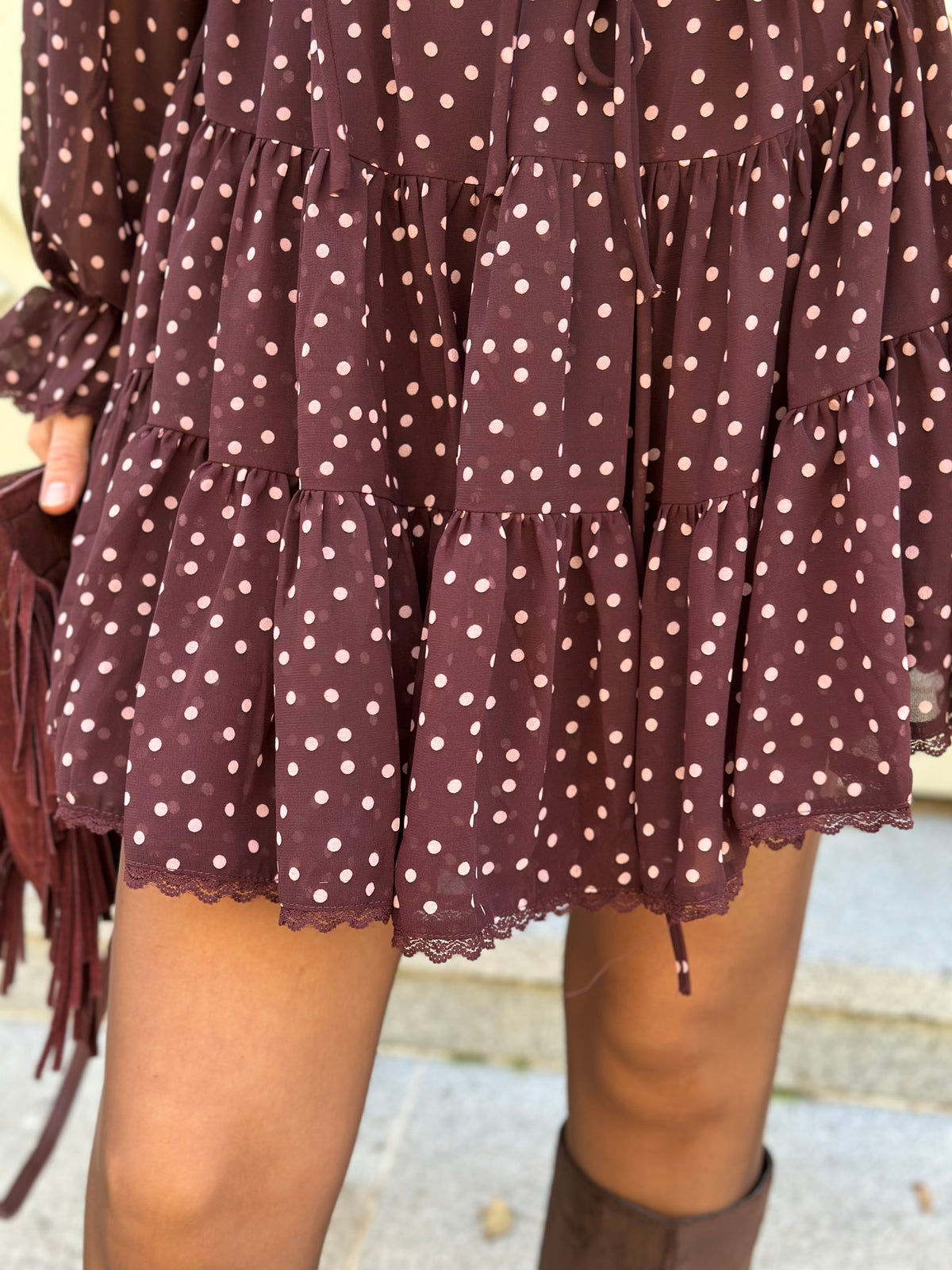 Robe fluide en voile ILONA