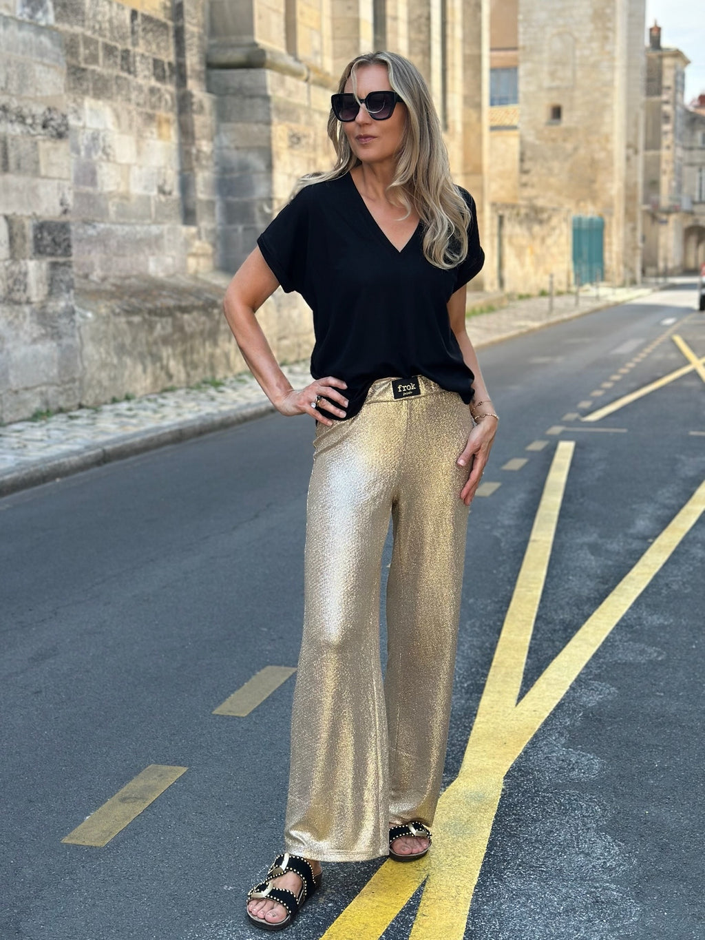 Pantalon souple paillettes * Ibiza * 🌴✨