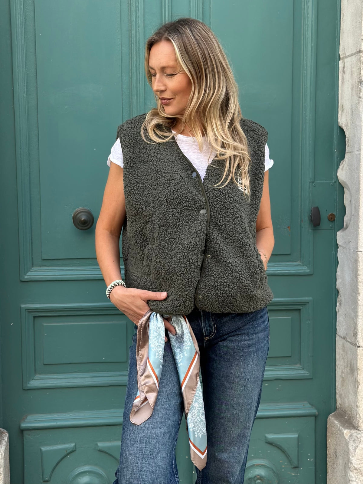 Veste douce sans manches CLEO