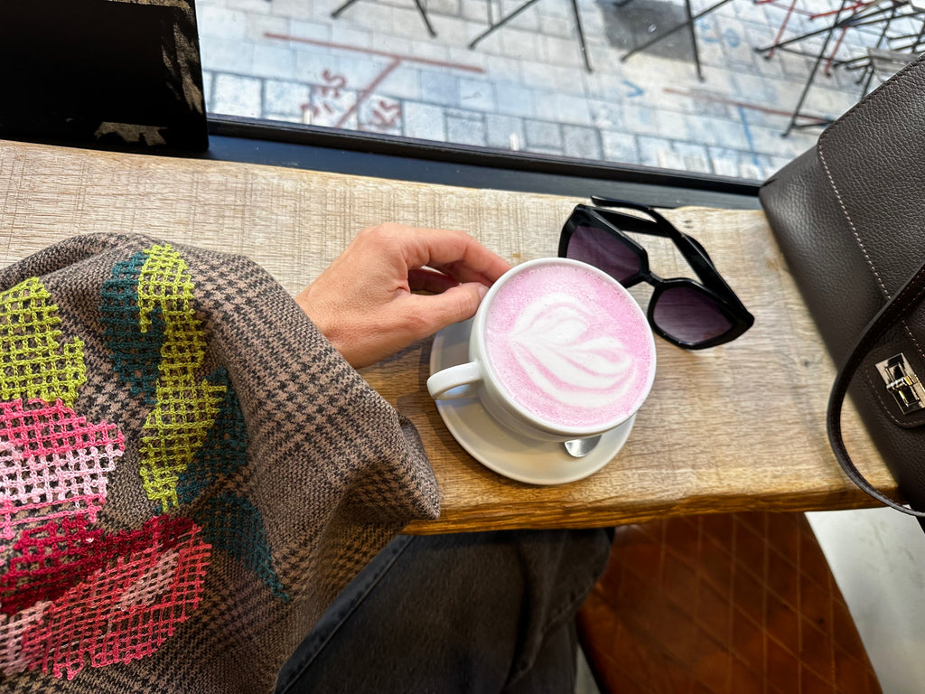 Veste oversize brodée AMELIE