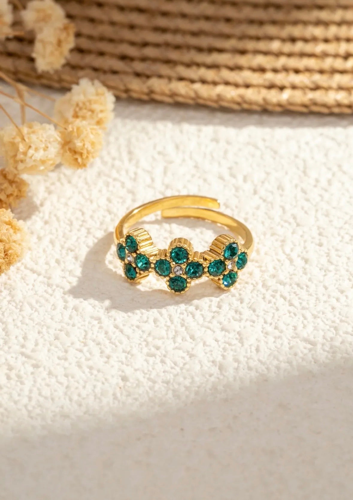 Bague MAXINE verte