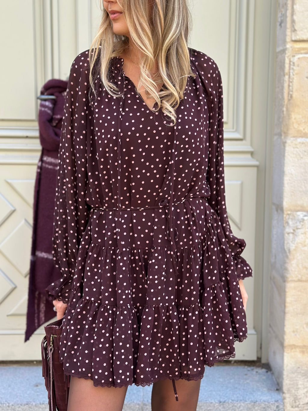 Robe fluide en voile ILONA
