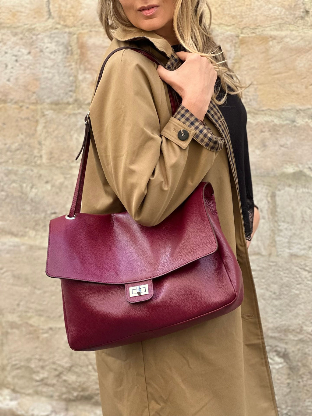 Sac maxi en cuir MILANO