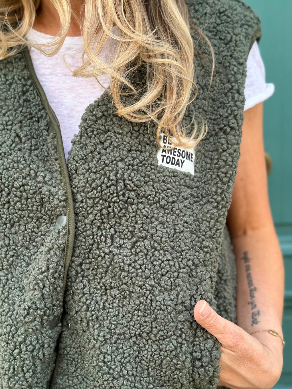 Veste douce sans manches CLEO