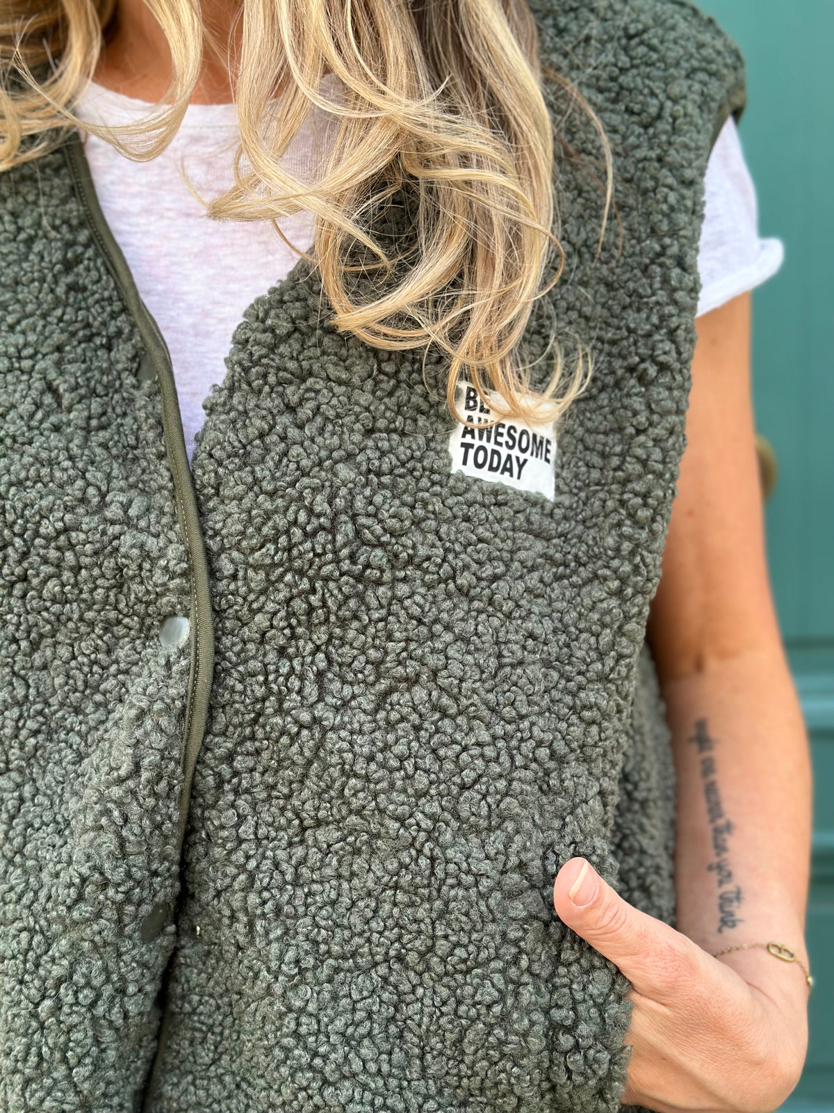 Veste douce sans manches CLEO