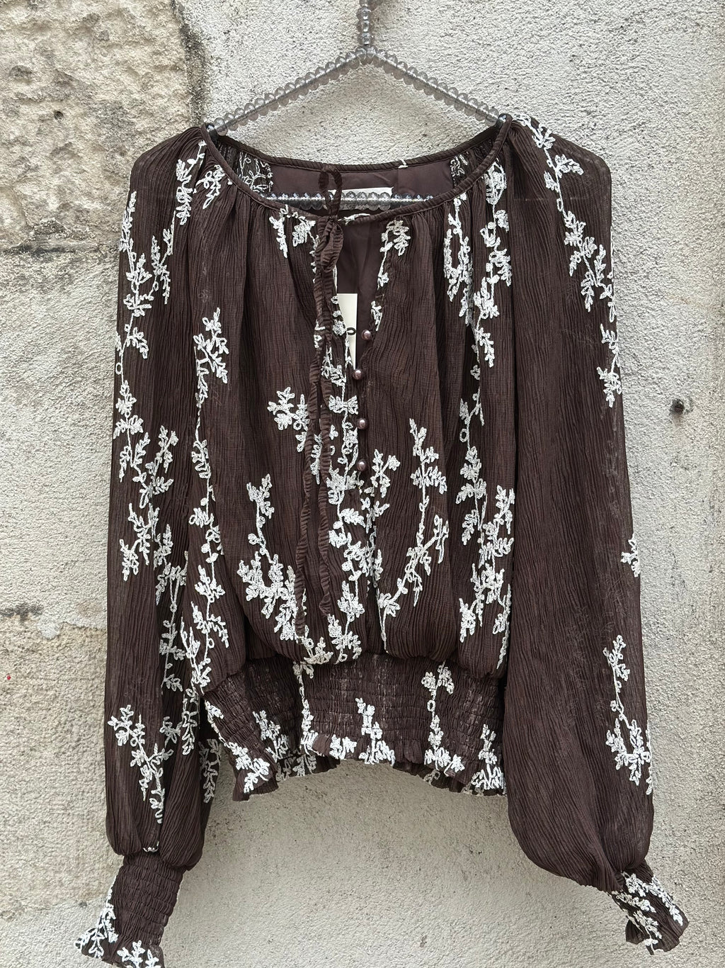 Blouse brodée * Abba*