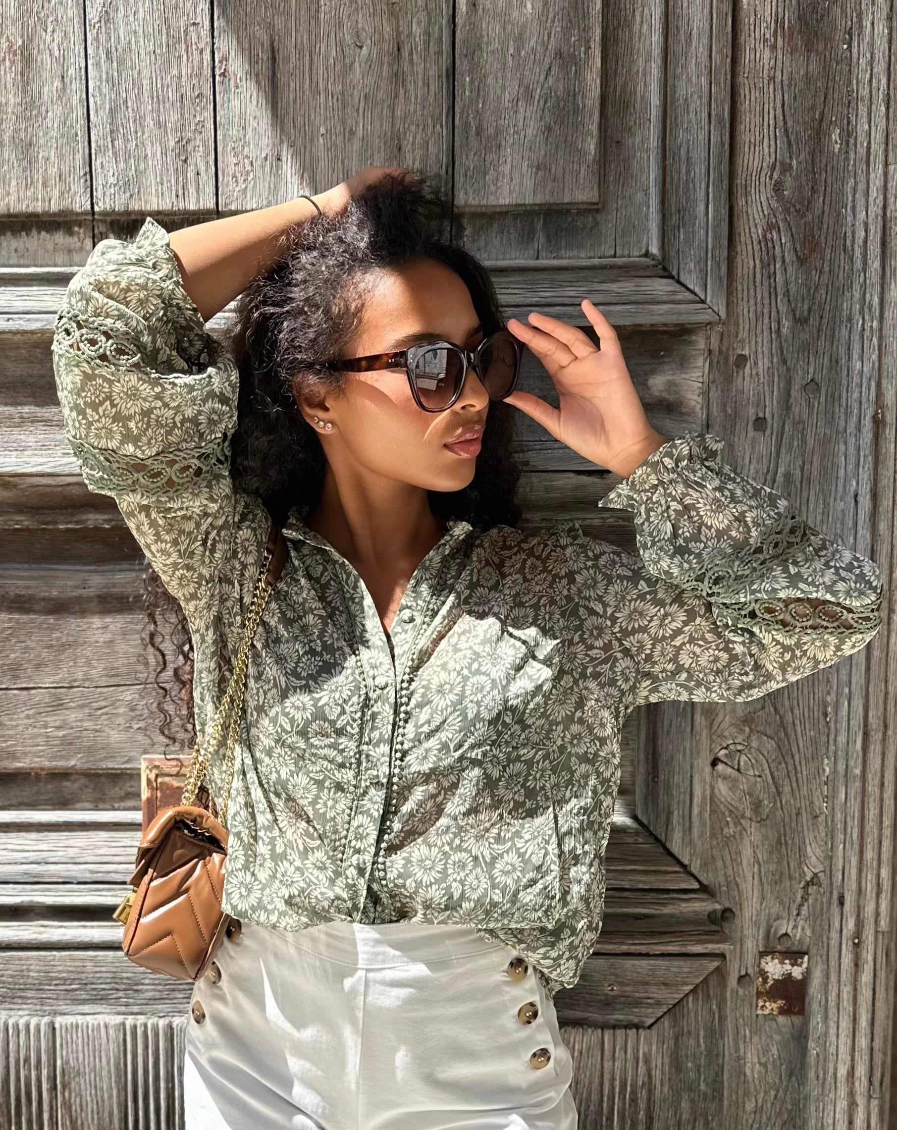 Blouse * Anna * en voile transparent
