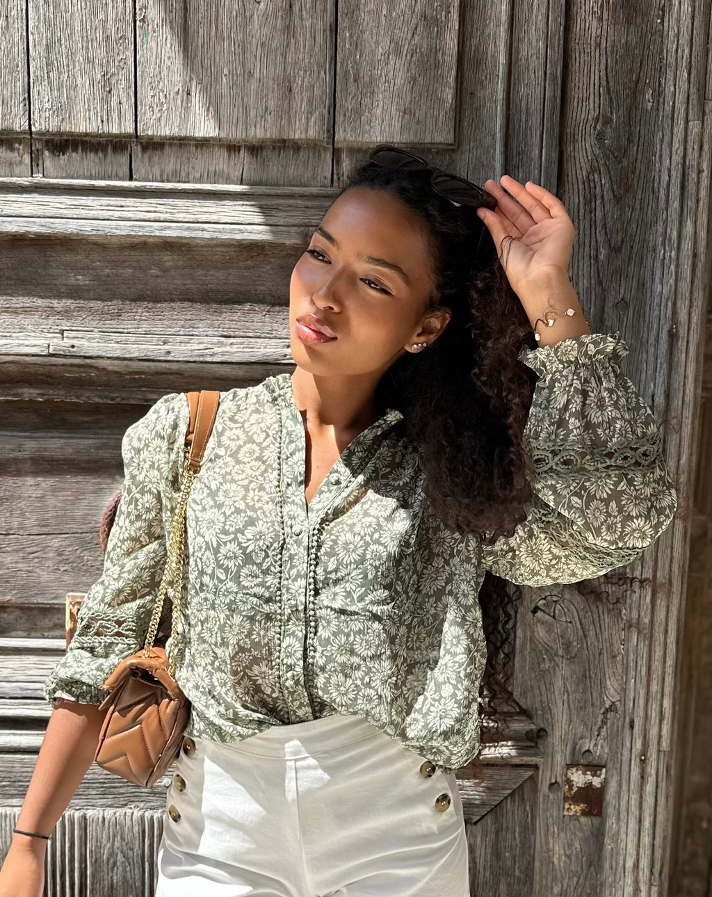 Blouse * Anna * en voile transparent