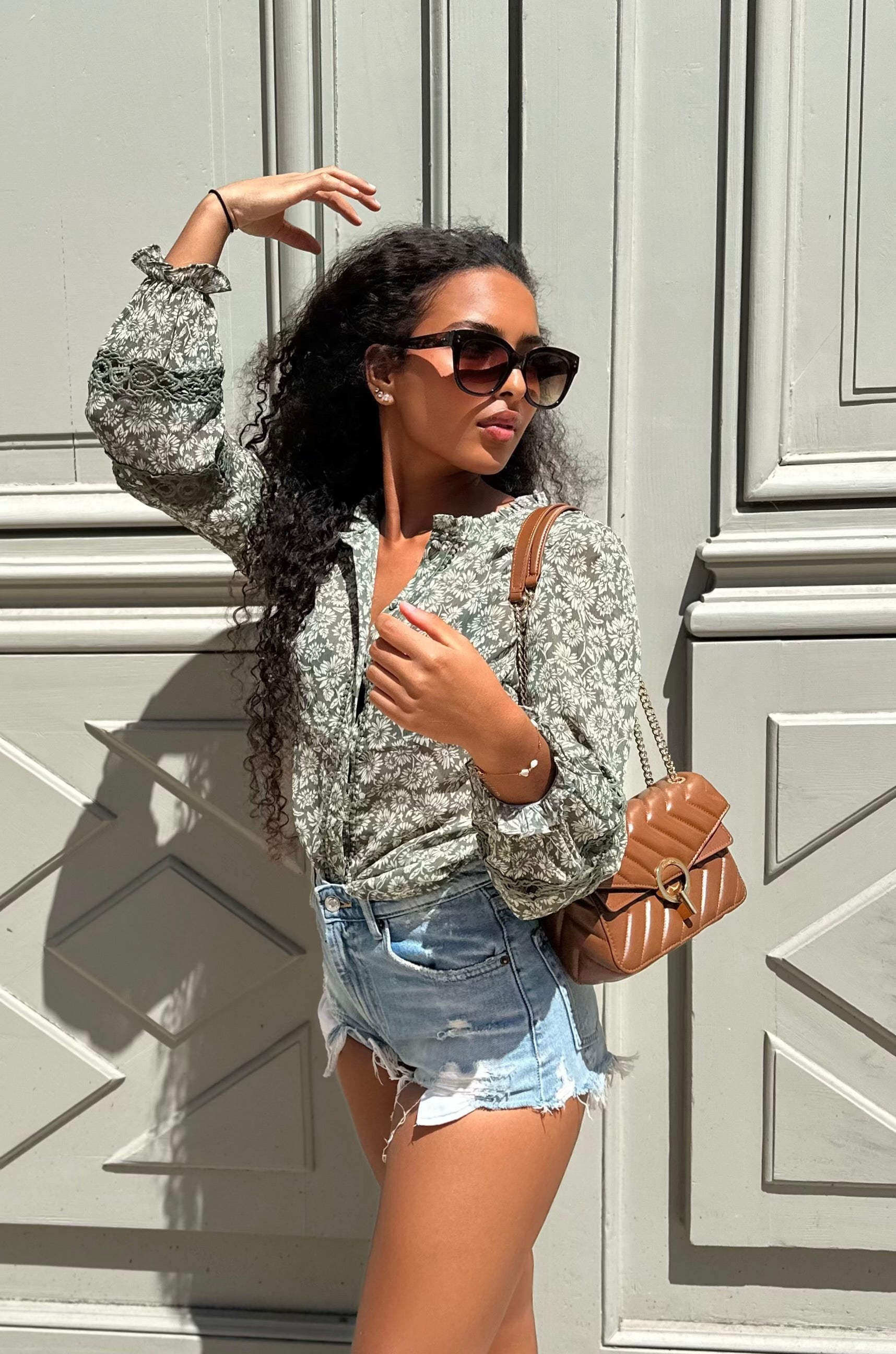 Blouse * Anna * en voile transparent