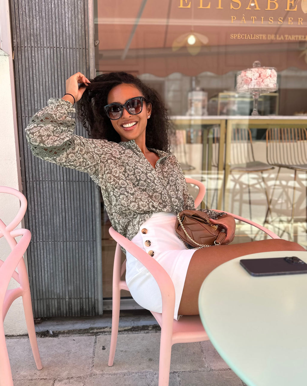 Blouse * Anna * en voile transparent