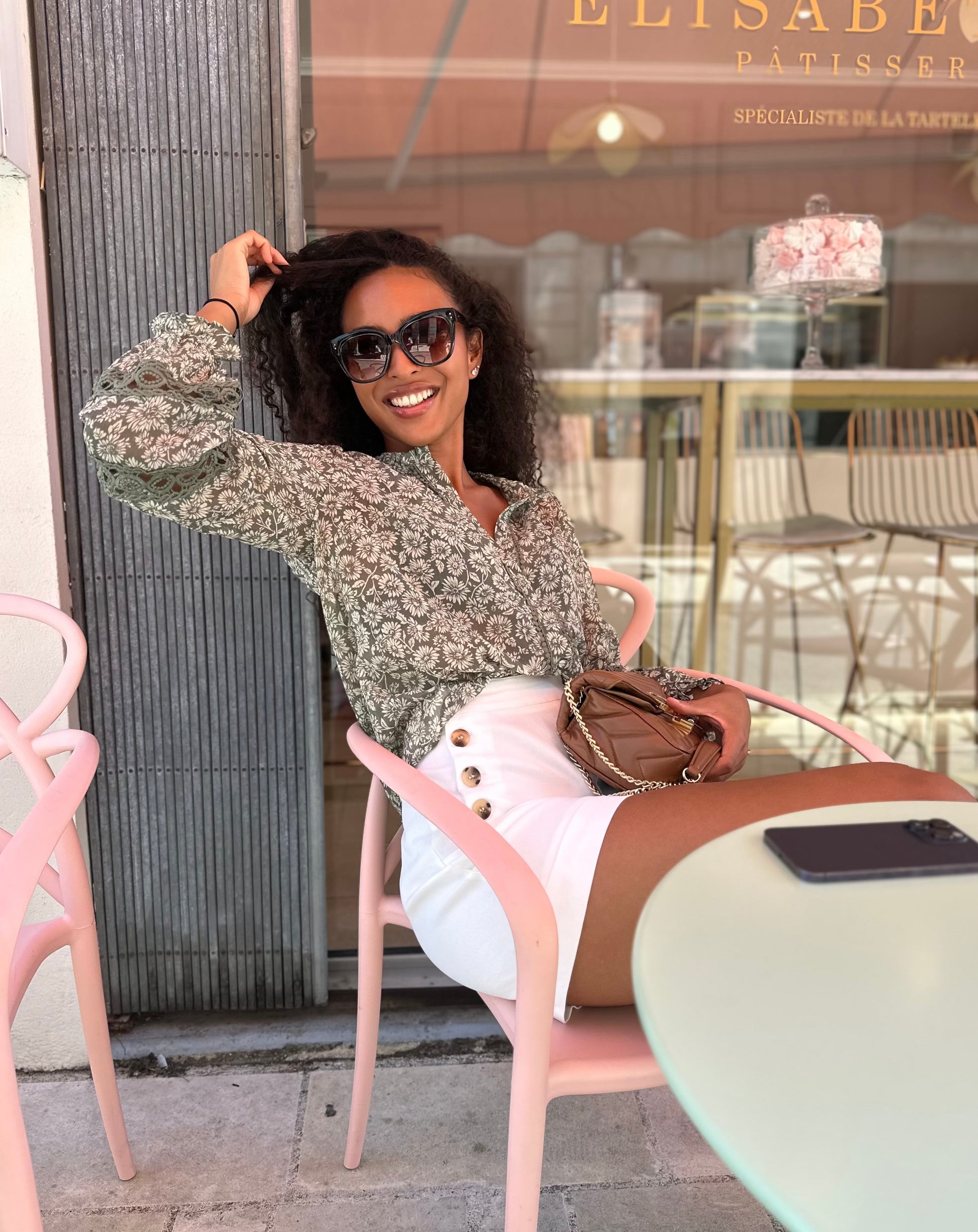 Blouse * Anna * en voile transparent