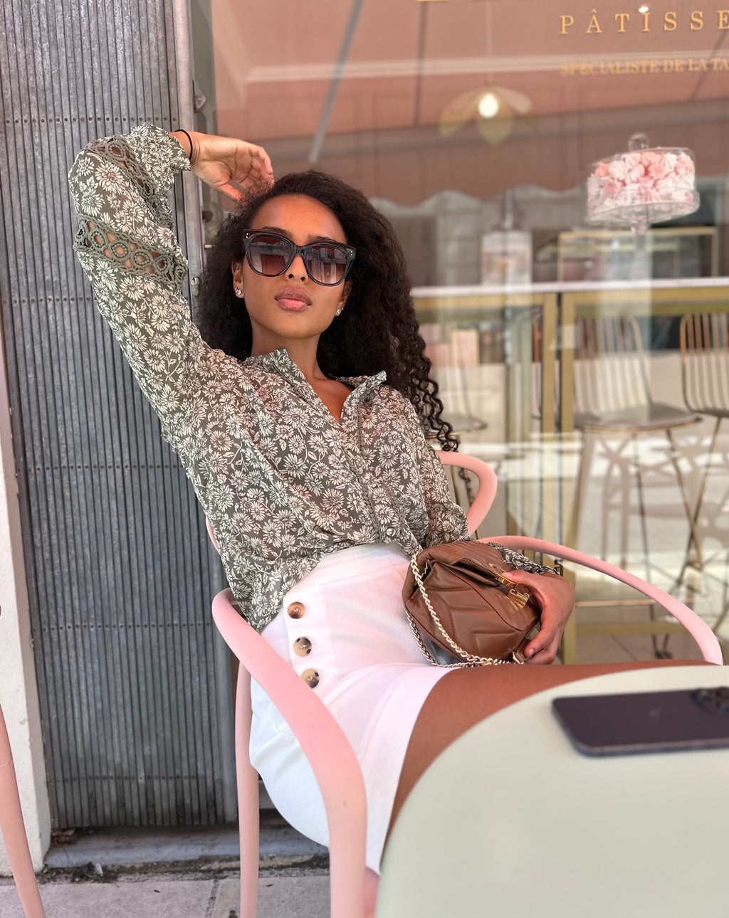 Blouse * Anna * en voile transparent