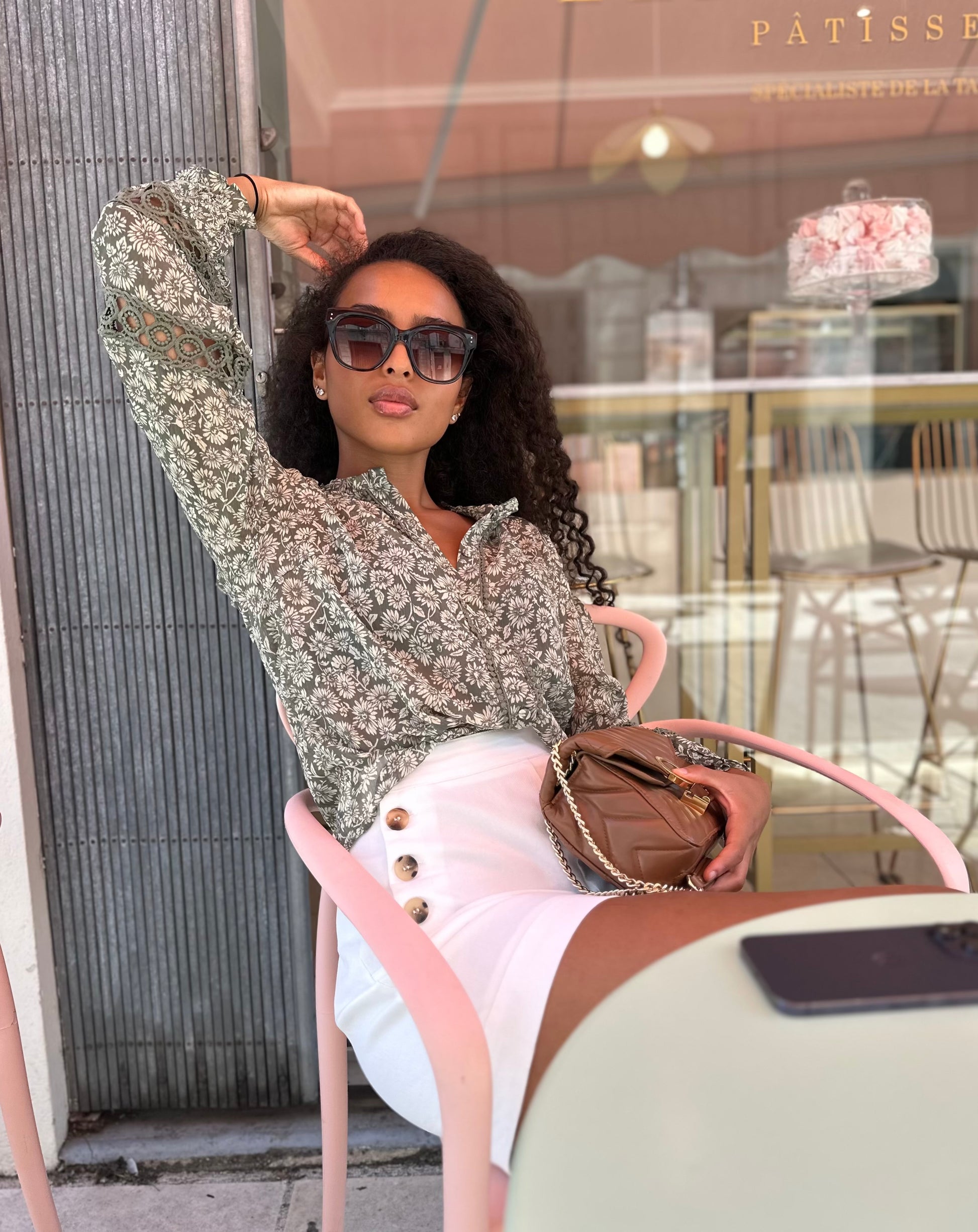 Blouse * Anna * en voile transparent