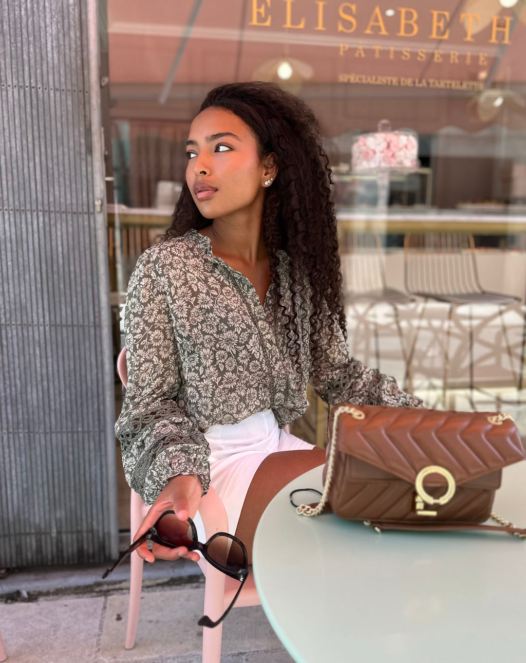 Blouse * Anna * en voile transparent