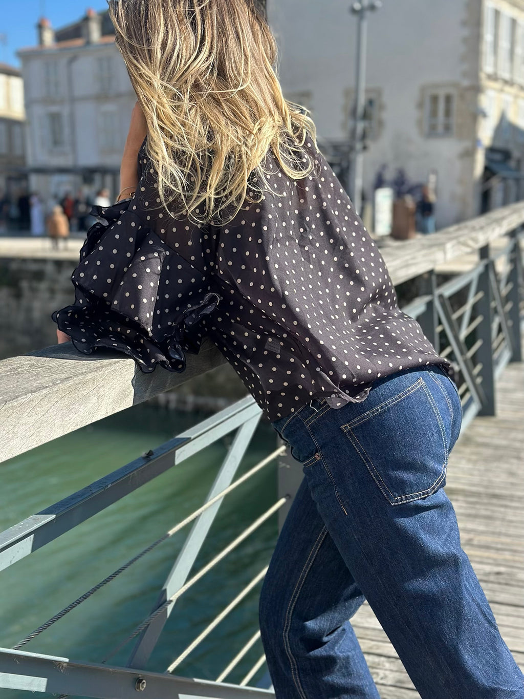 Blouse à pois * Lou *