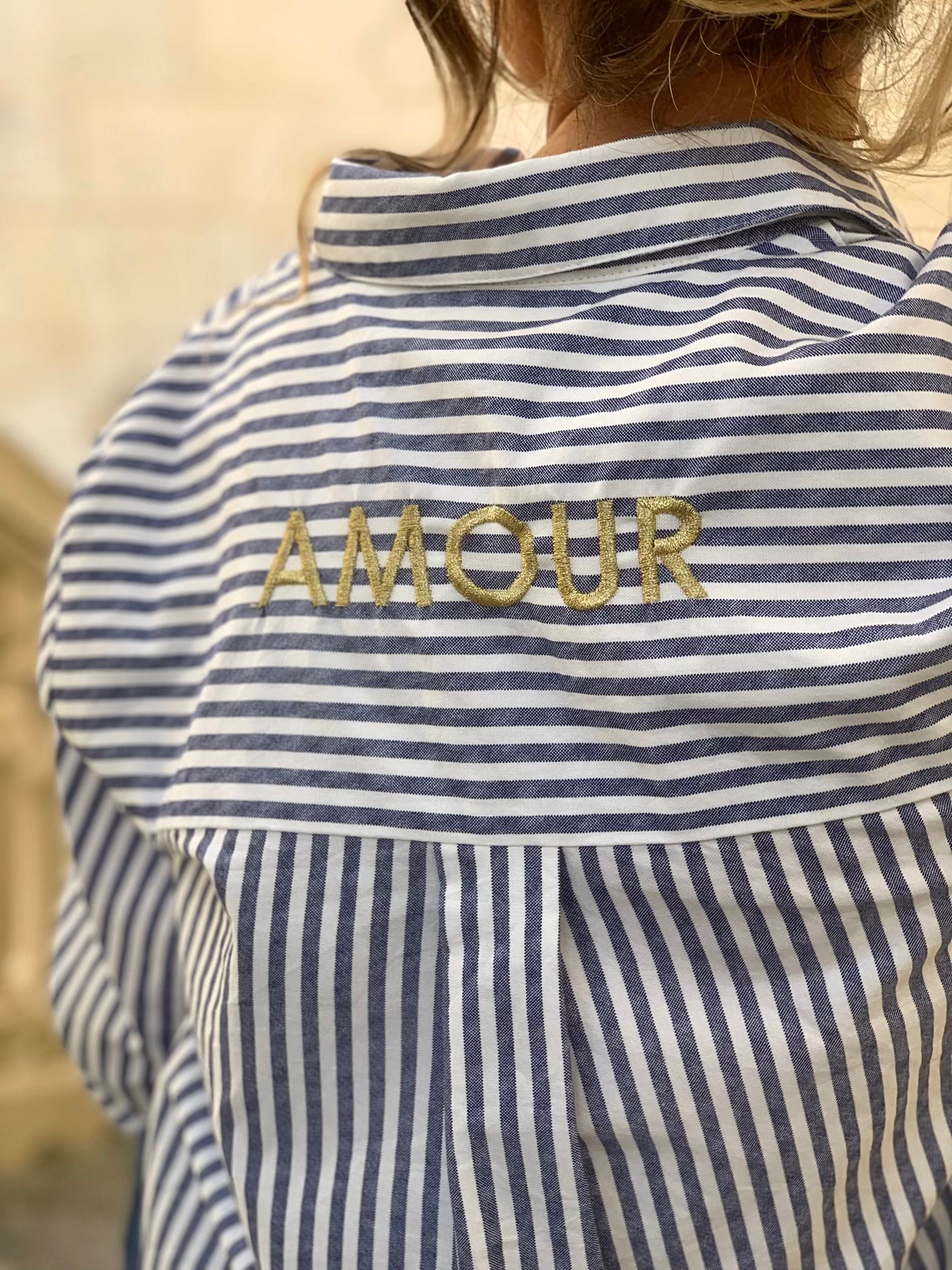 Chemise en coton * Amour * 🤍