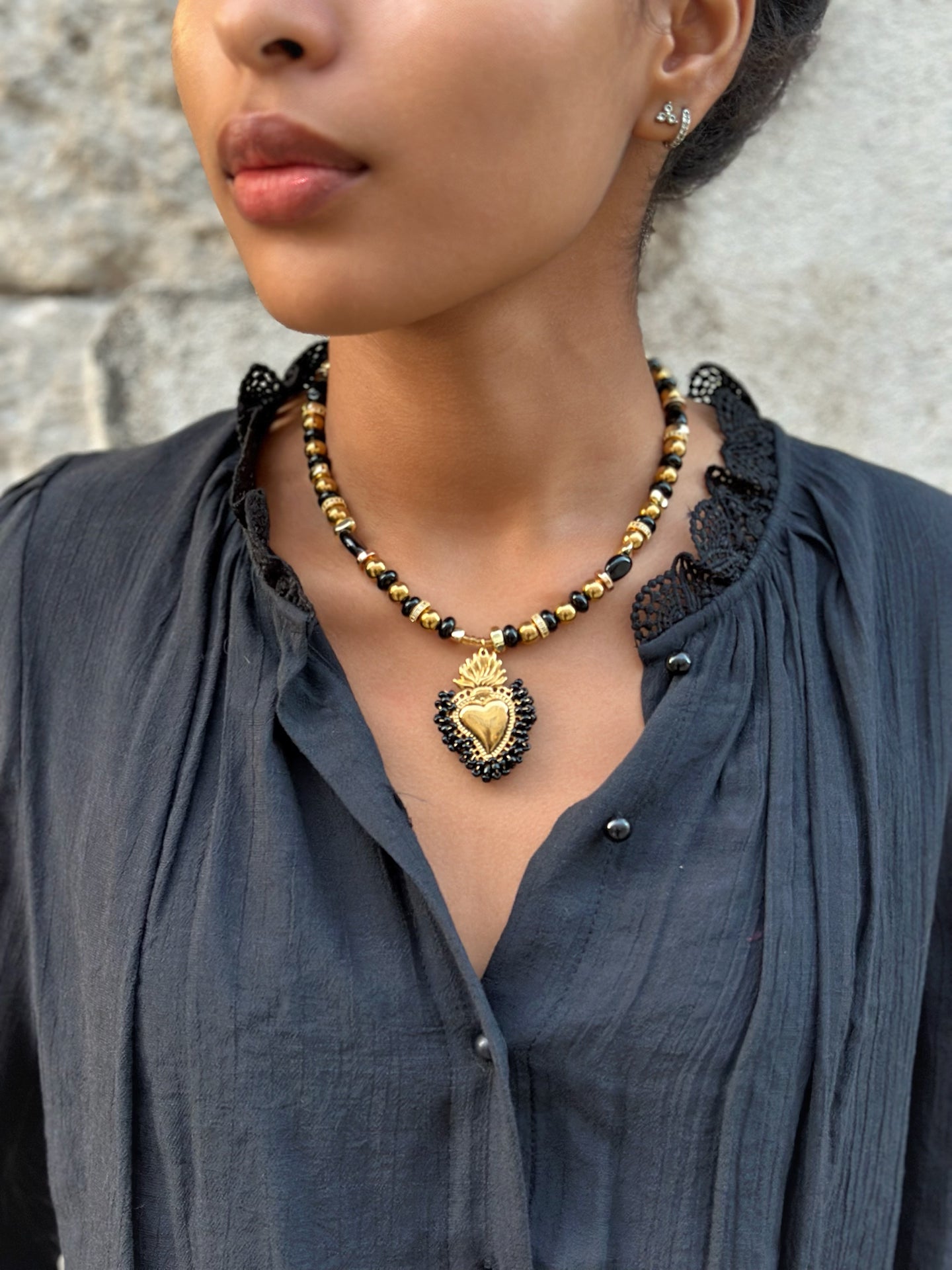 Collier création unique * Mlle Bassin * nr 1