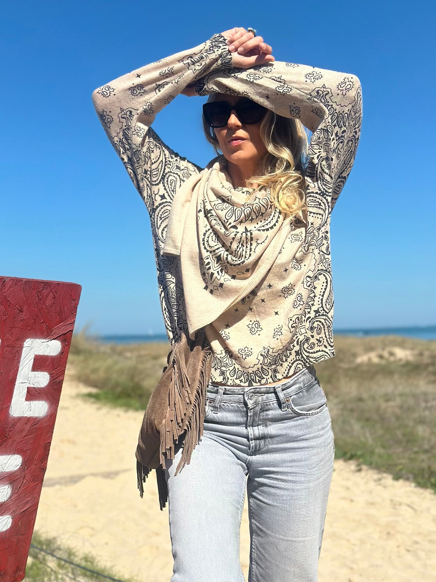 Écharpe carré * Bandana *