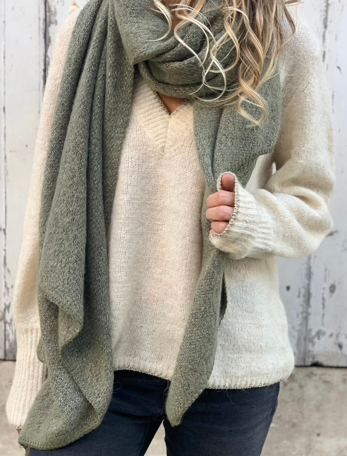 Écharpe douce * Pyron * paillettes