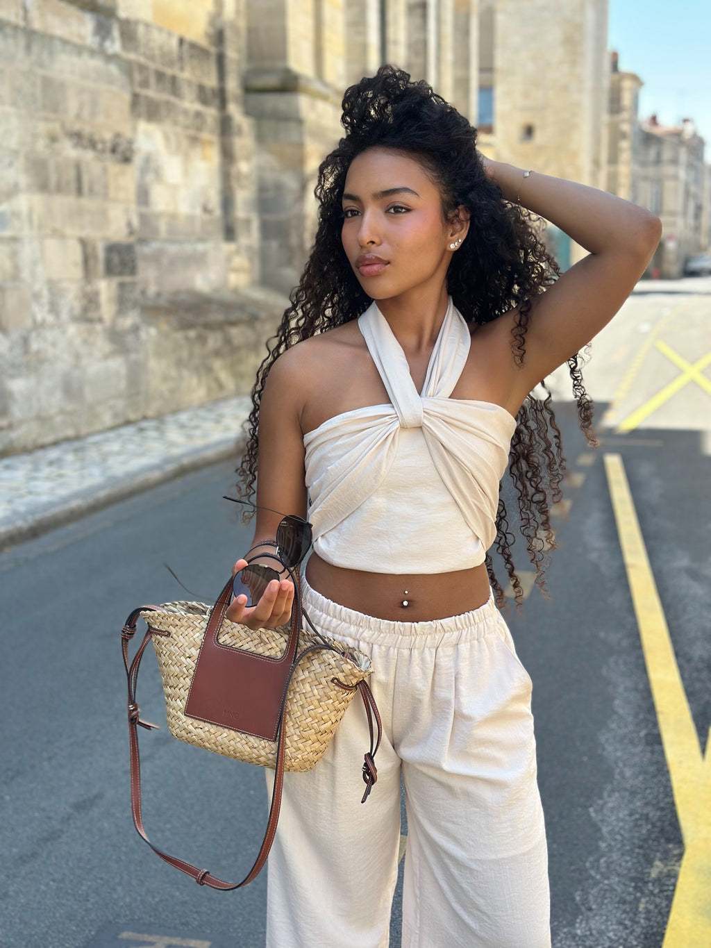 Ensemble bustier + pantalon * Bianca *