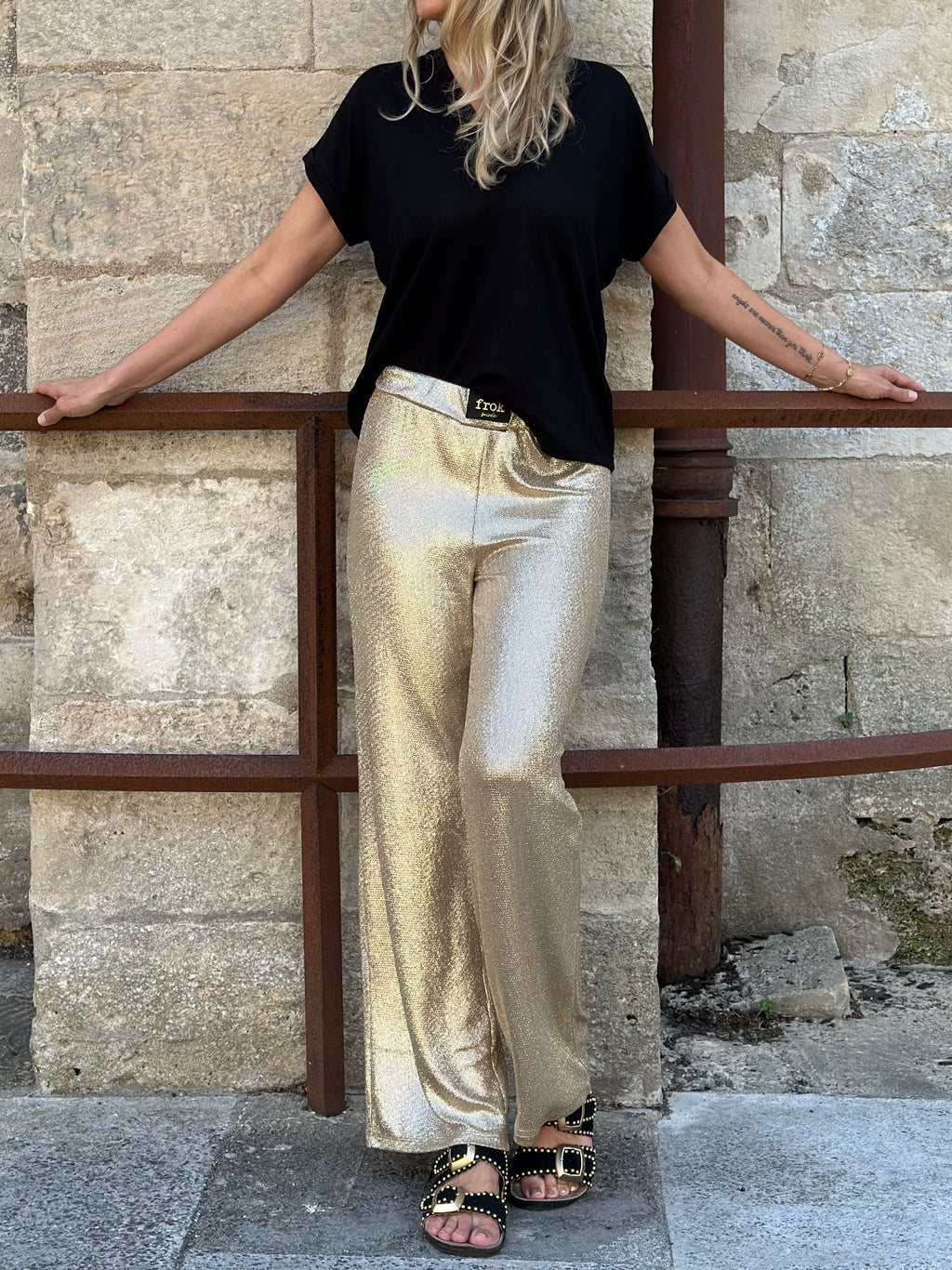 Pantalon souple paillettes * Ibiza * 🌴✨