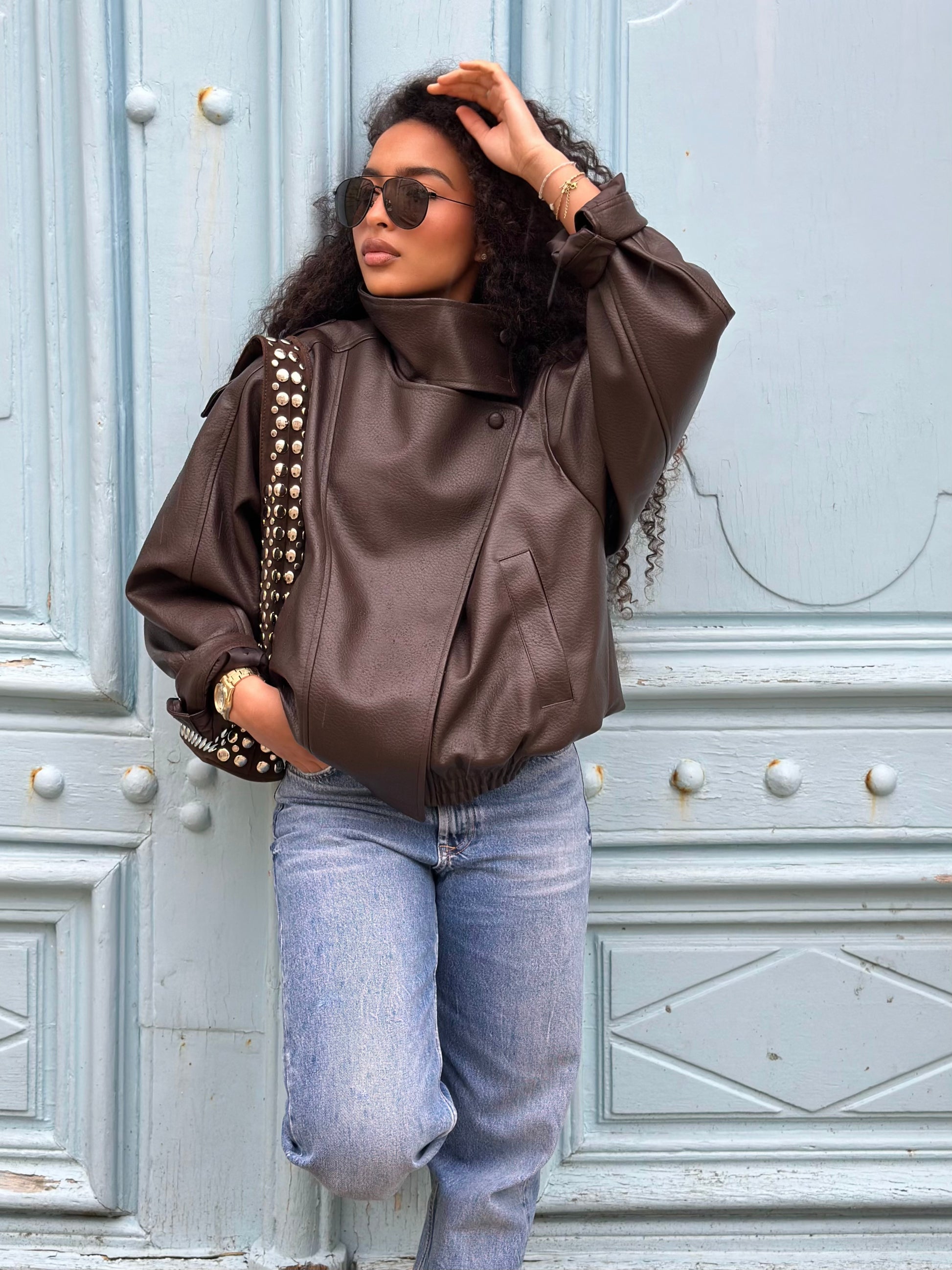 Veste biker oversize * Oanez *