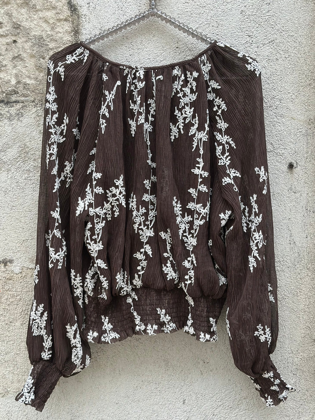 Blouse brodée * Abba*