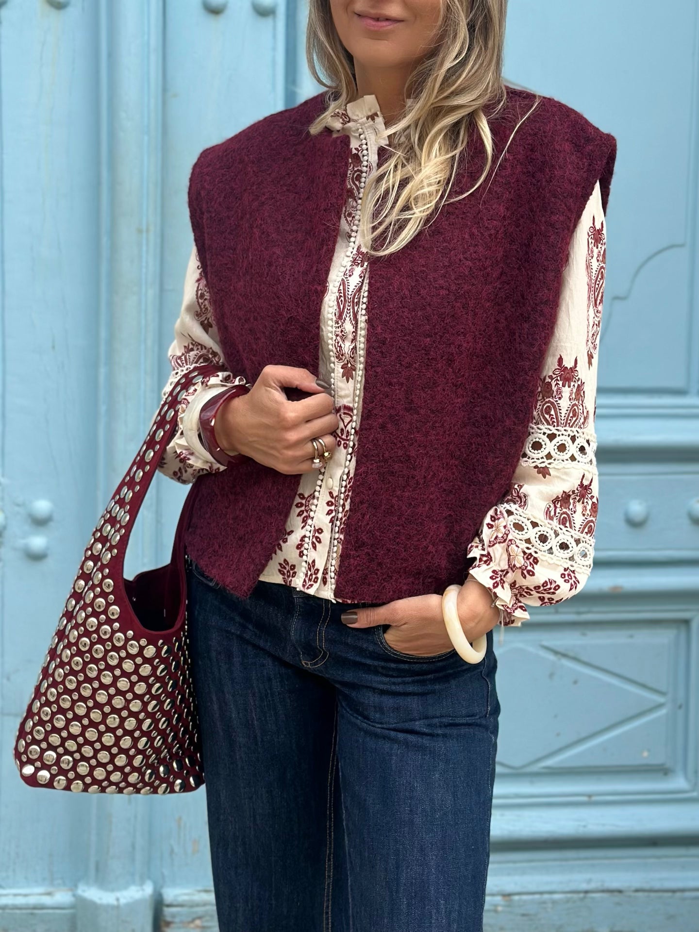 Veste sans manches * Carine *