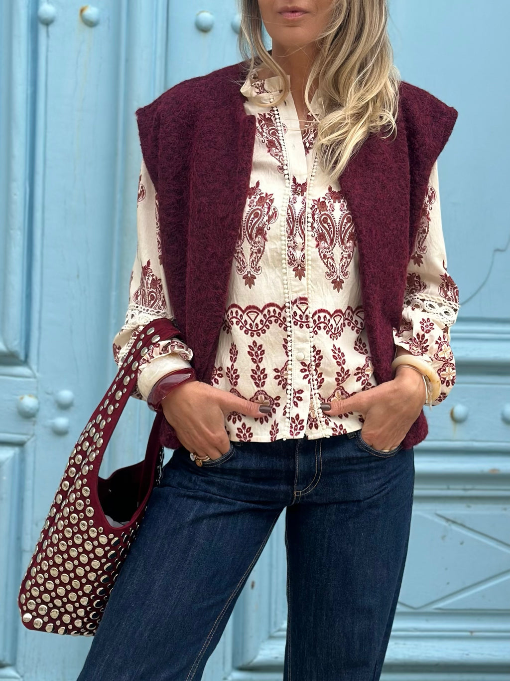 Veste sans manches * Carine *