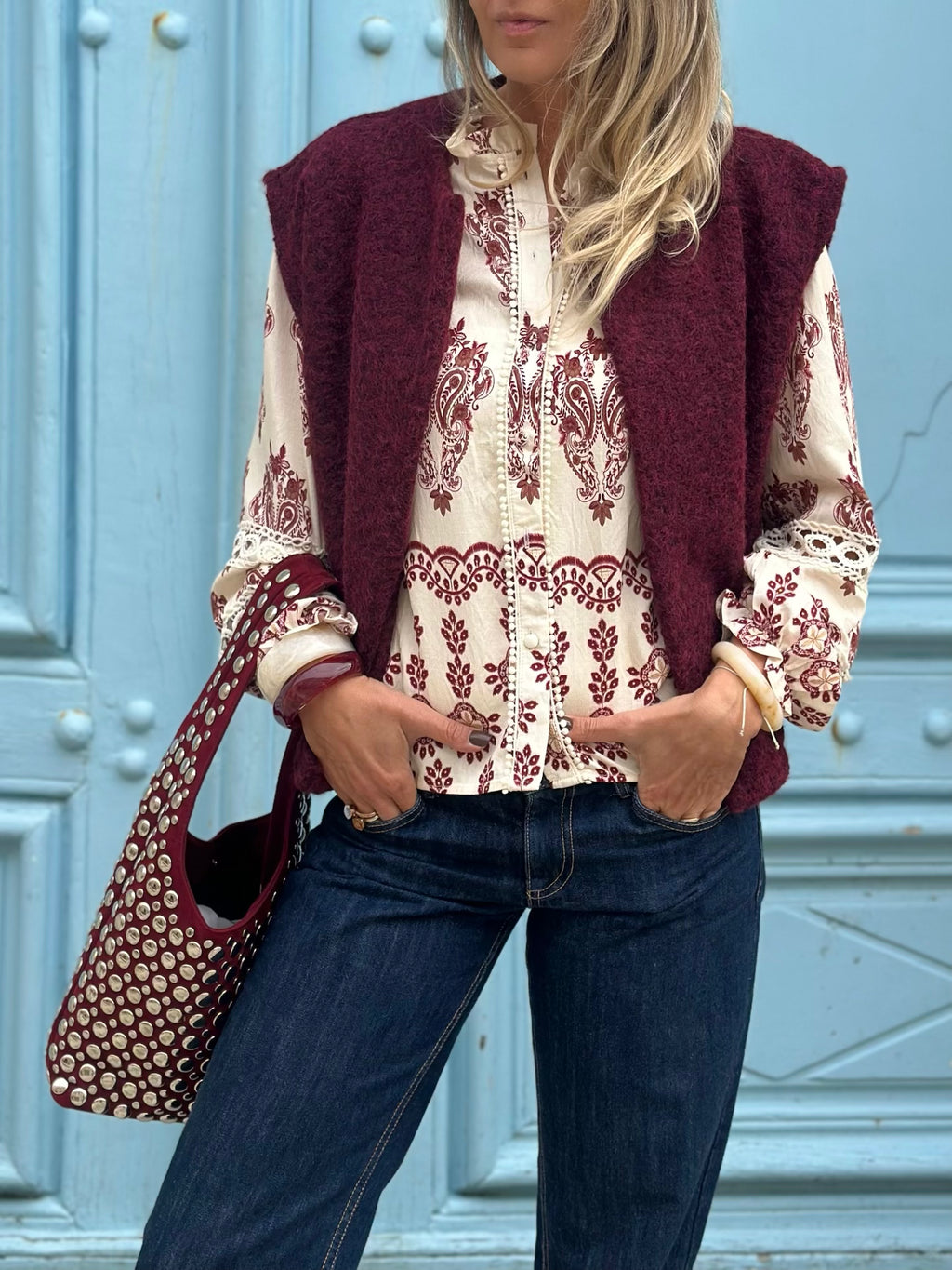 Veste sans manches * Carine *