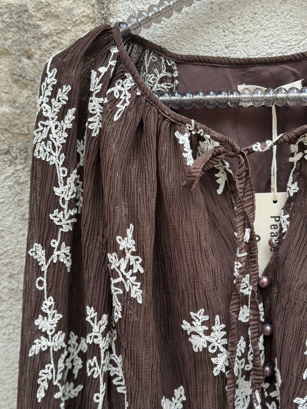 Blouse brodée * Abba*