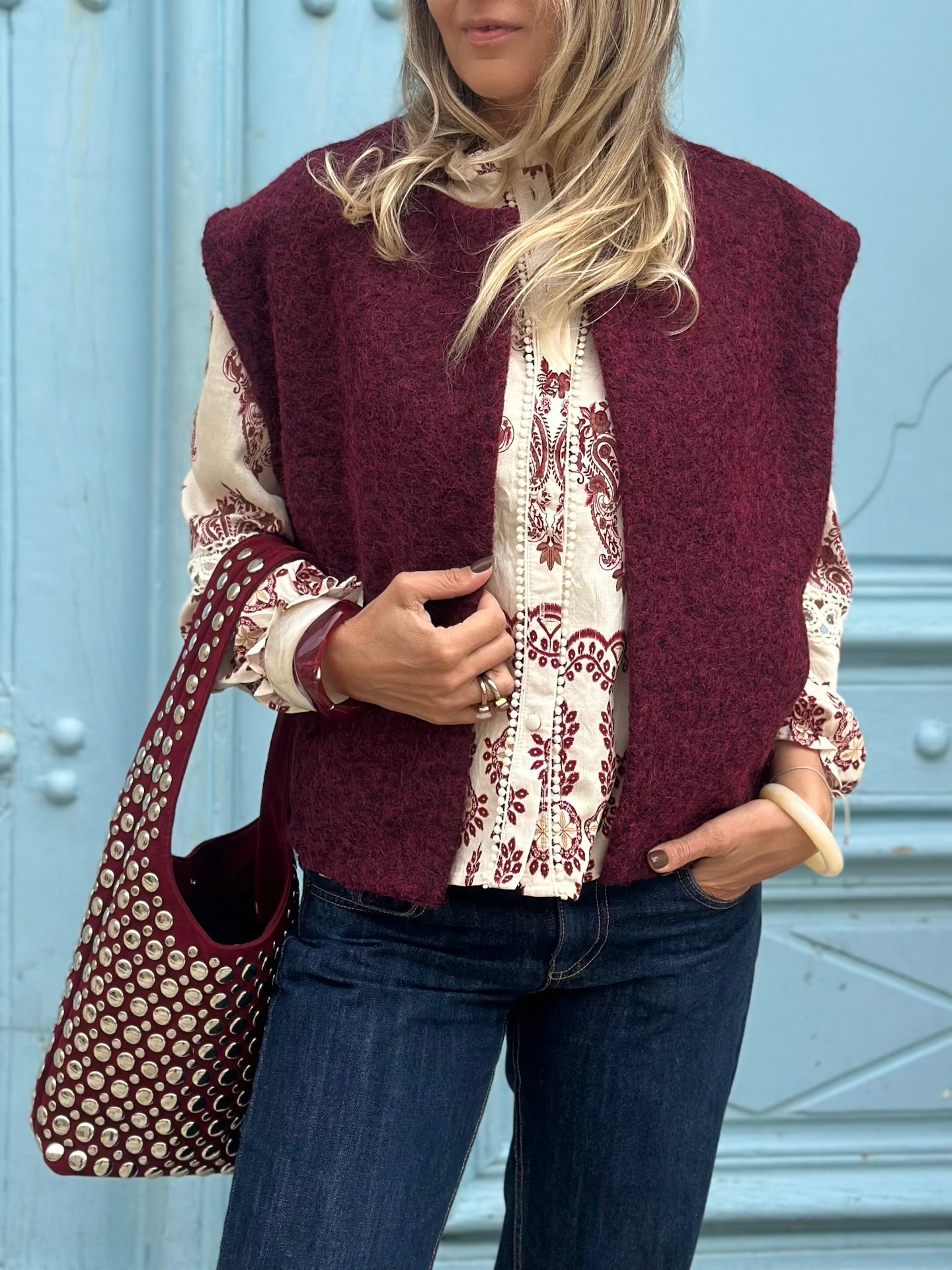 Veste sans manches * Carine *