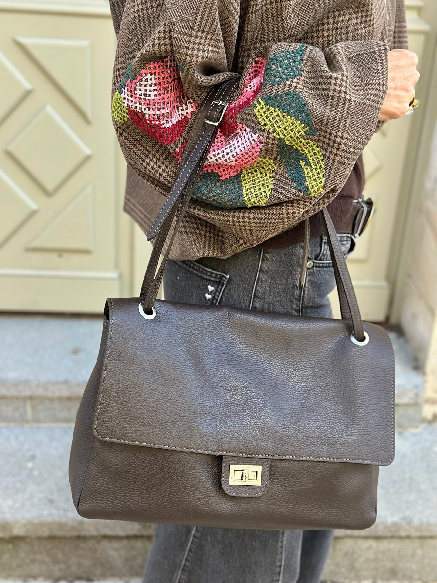 Sac maxi en cuir MILANO