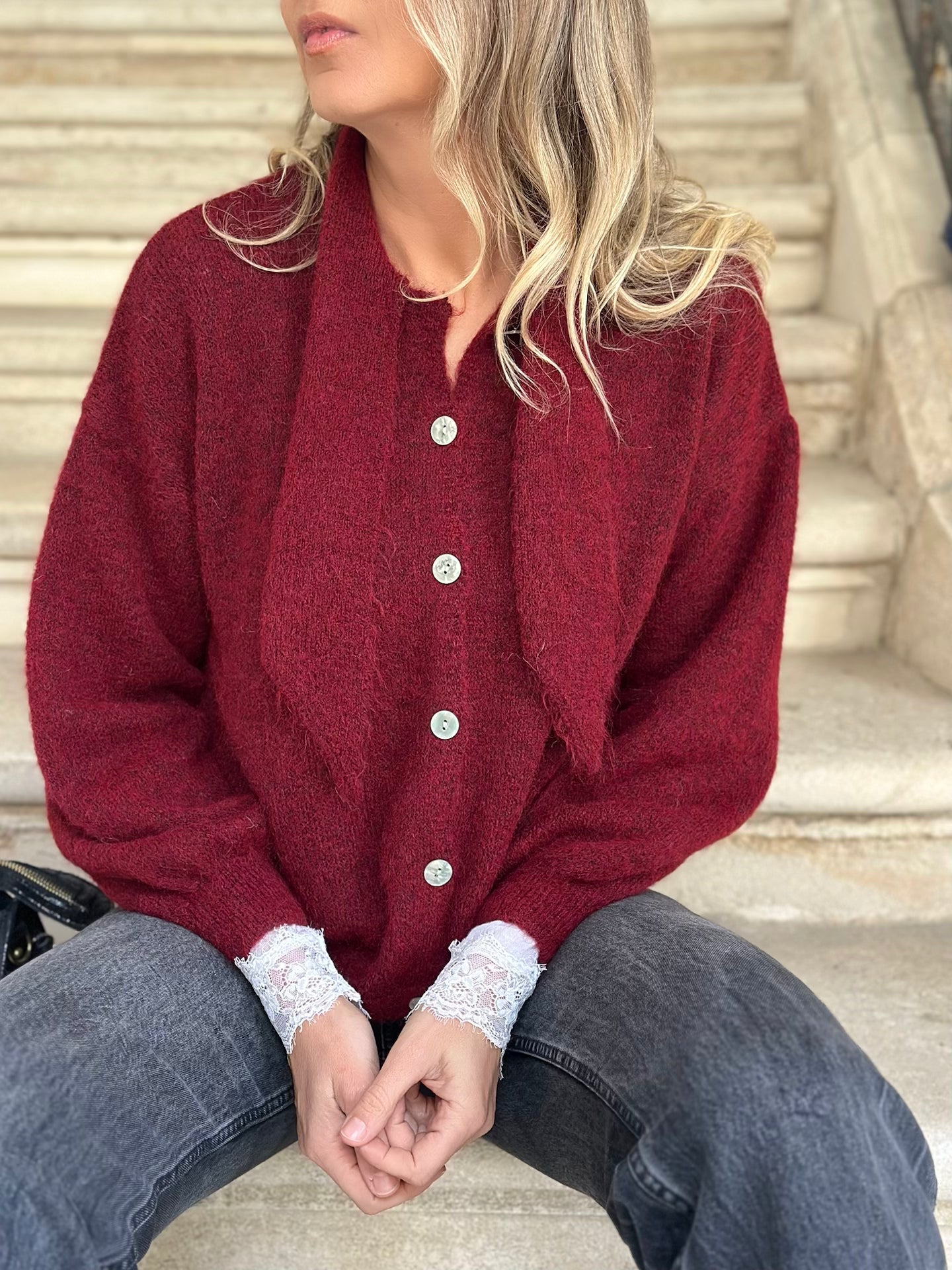 Gilet cravate * Leonie *