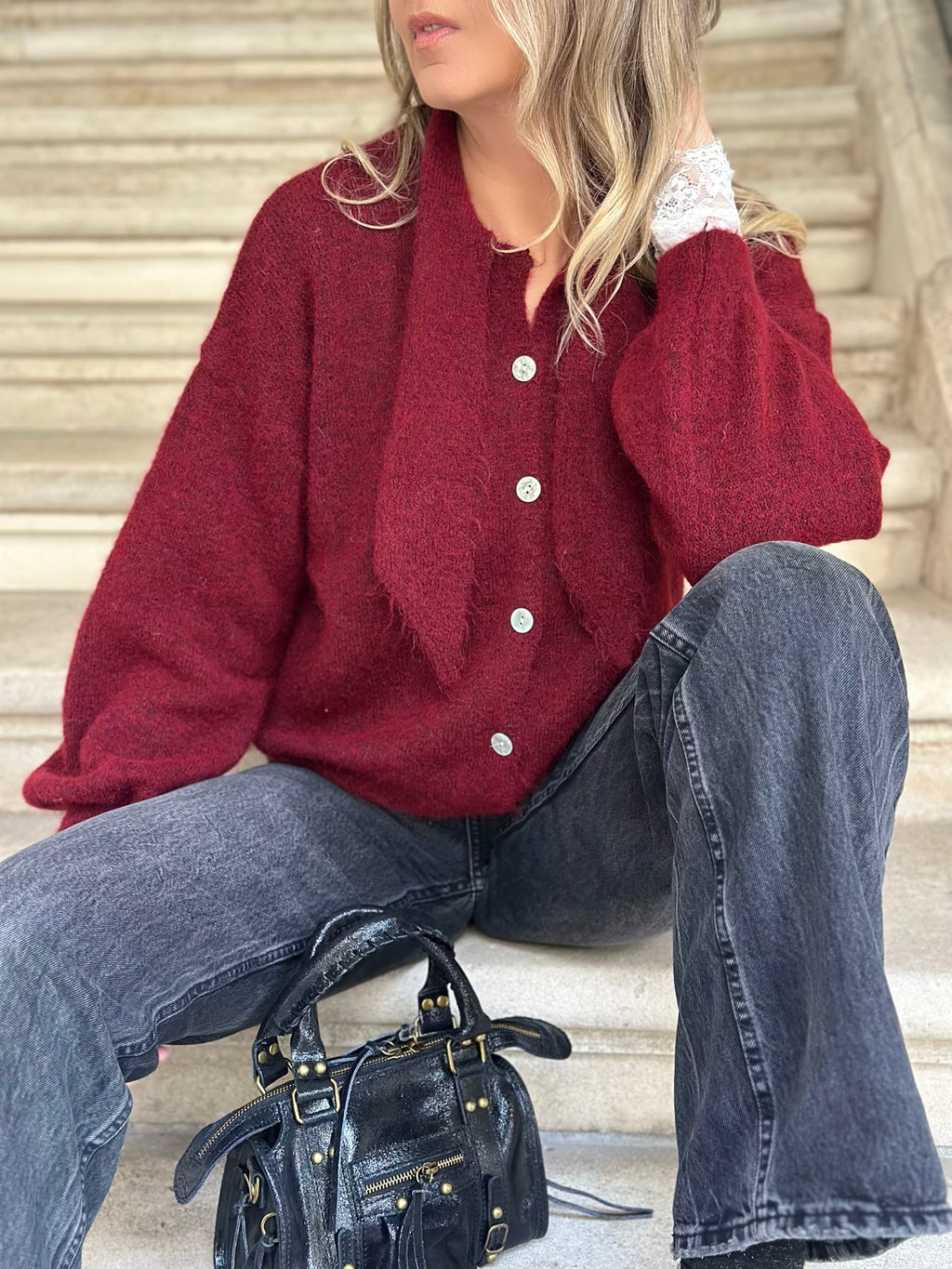 Gilet cravate * Leonie *