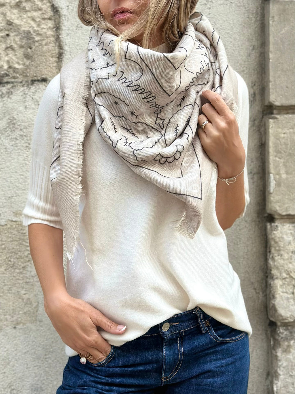 Grand carré bandana