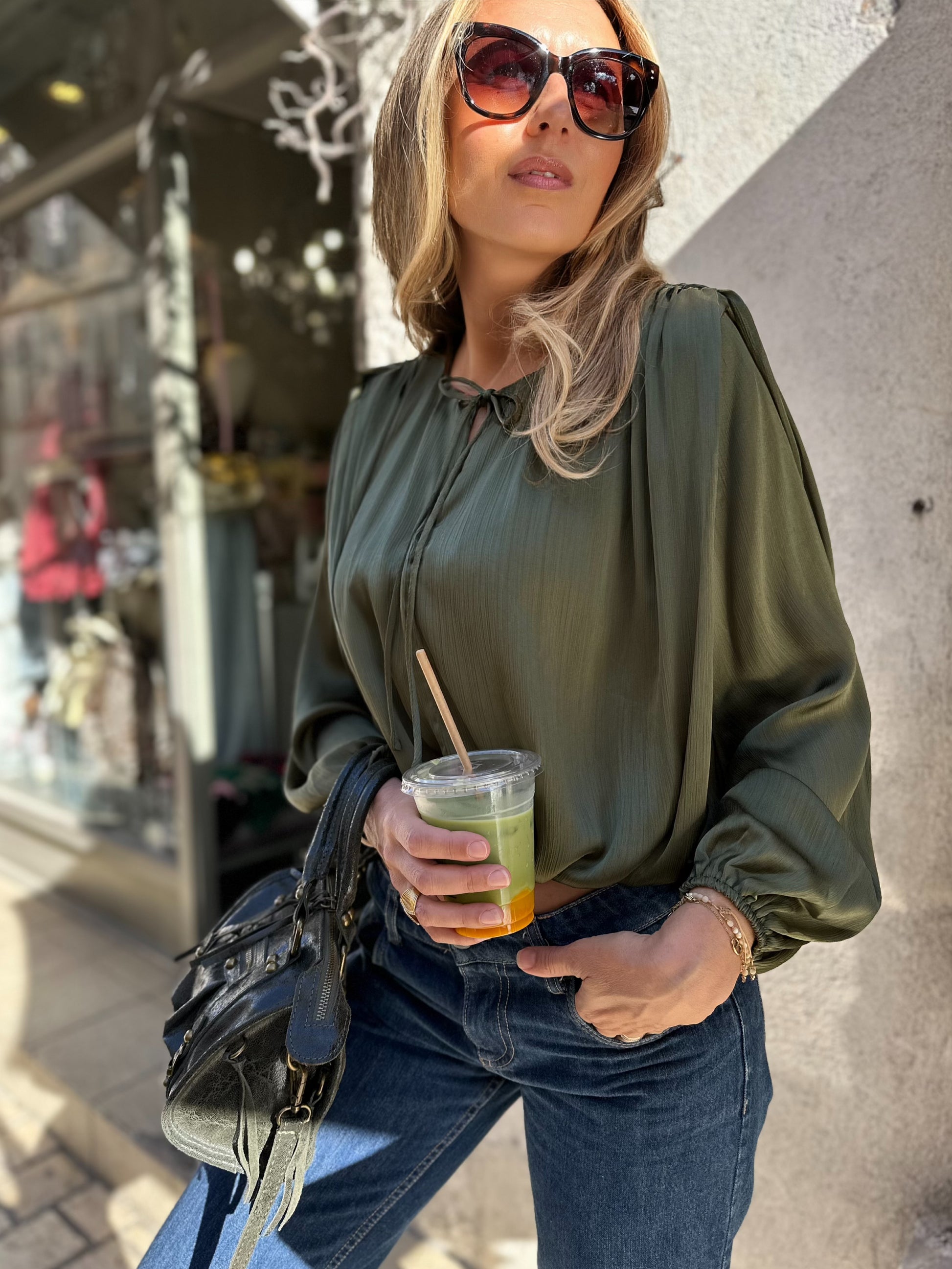 Blouse  satinée ENRIKITA