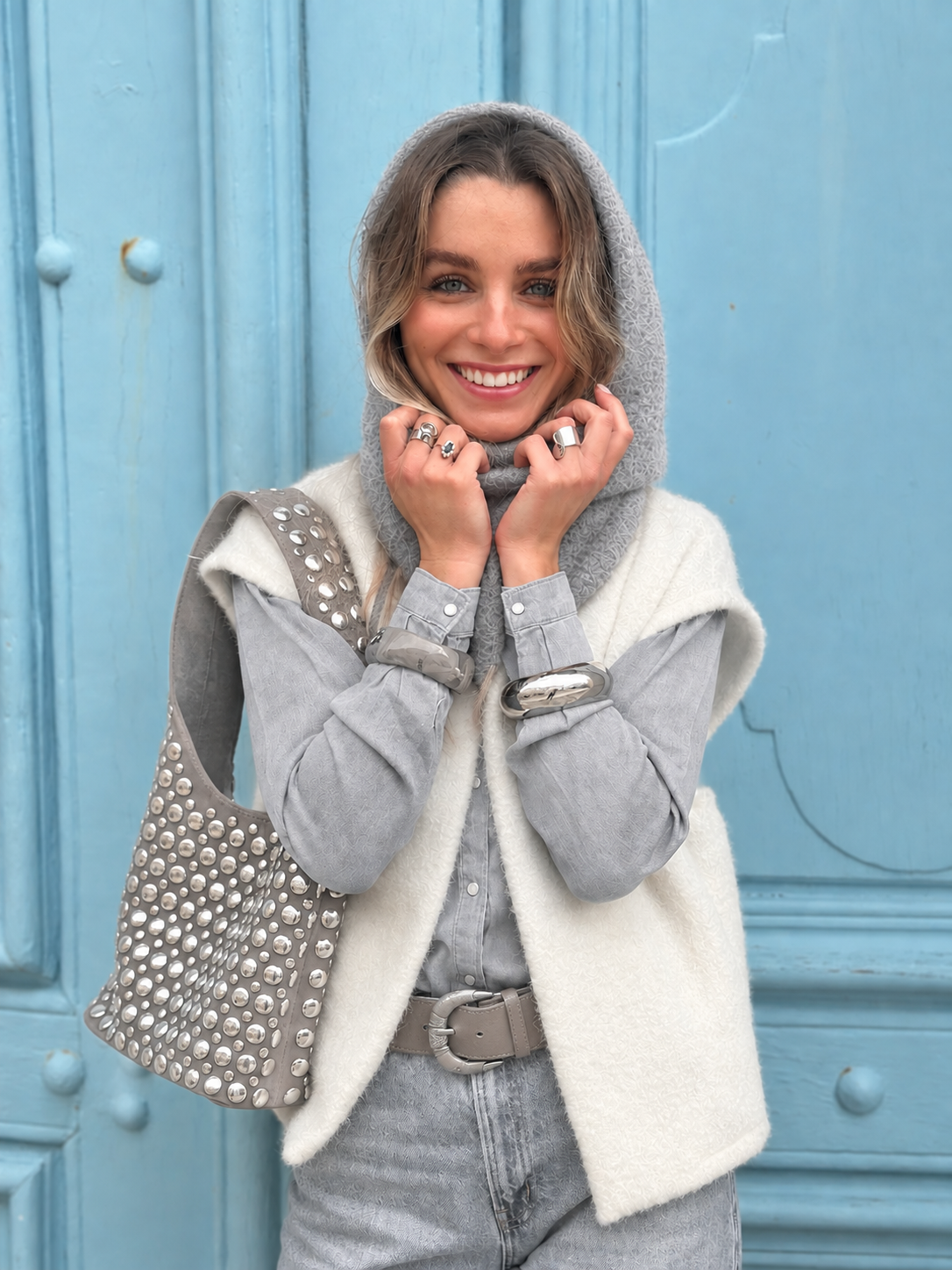 Cagoule en maille NAMBI